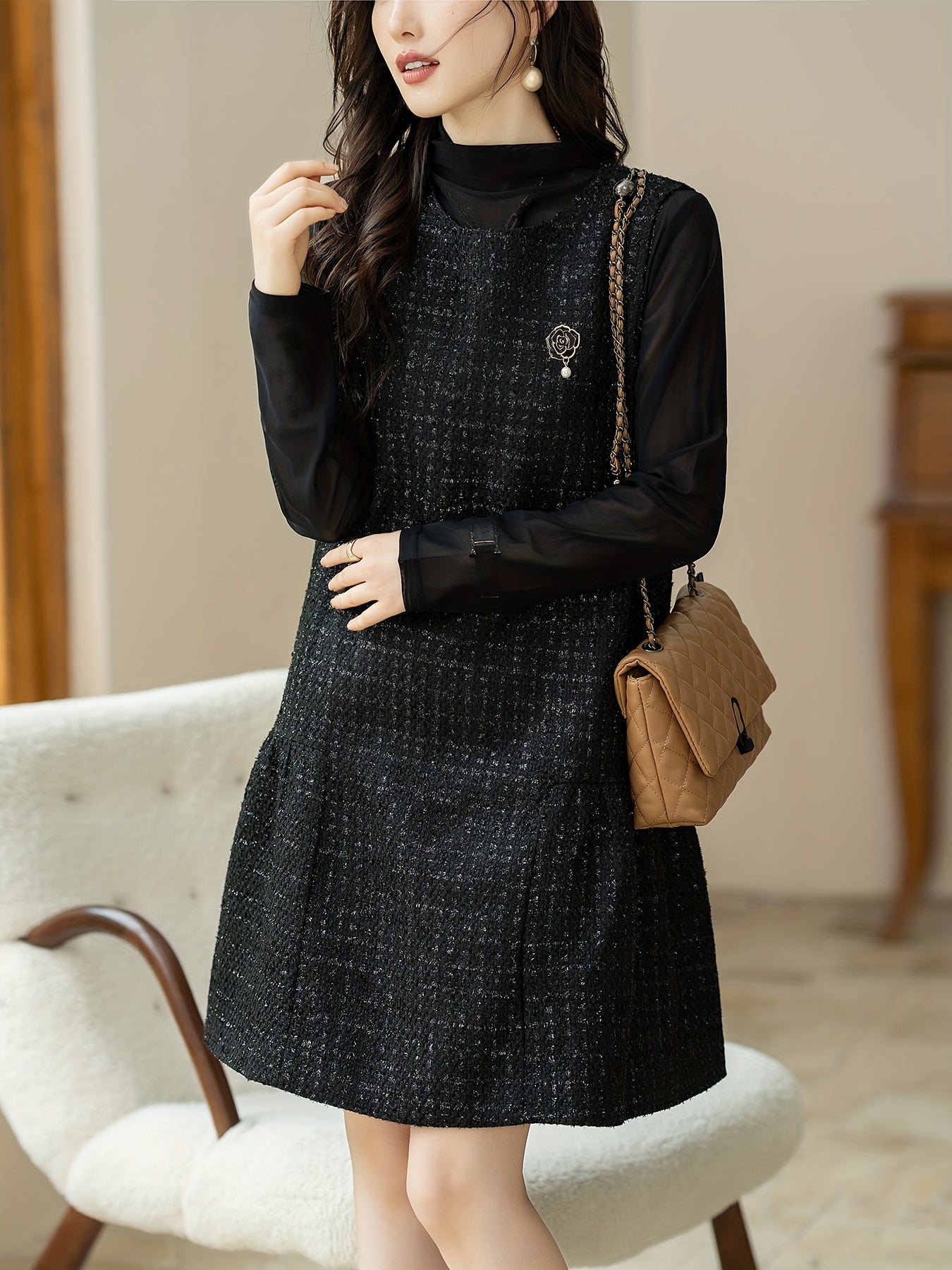 Elegant Gilet Dress Women – Chic Sleeveless Casual Style