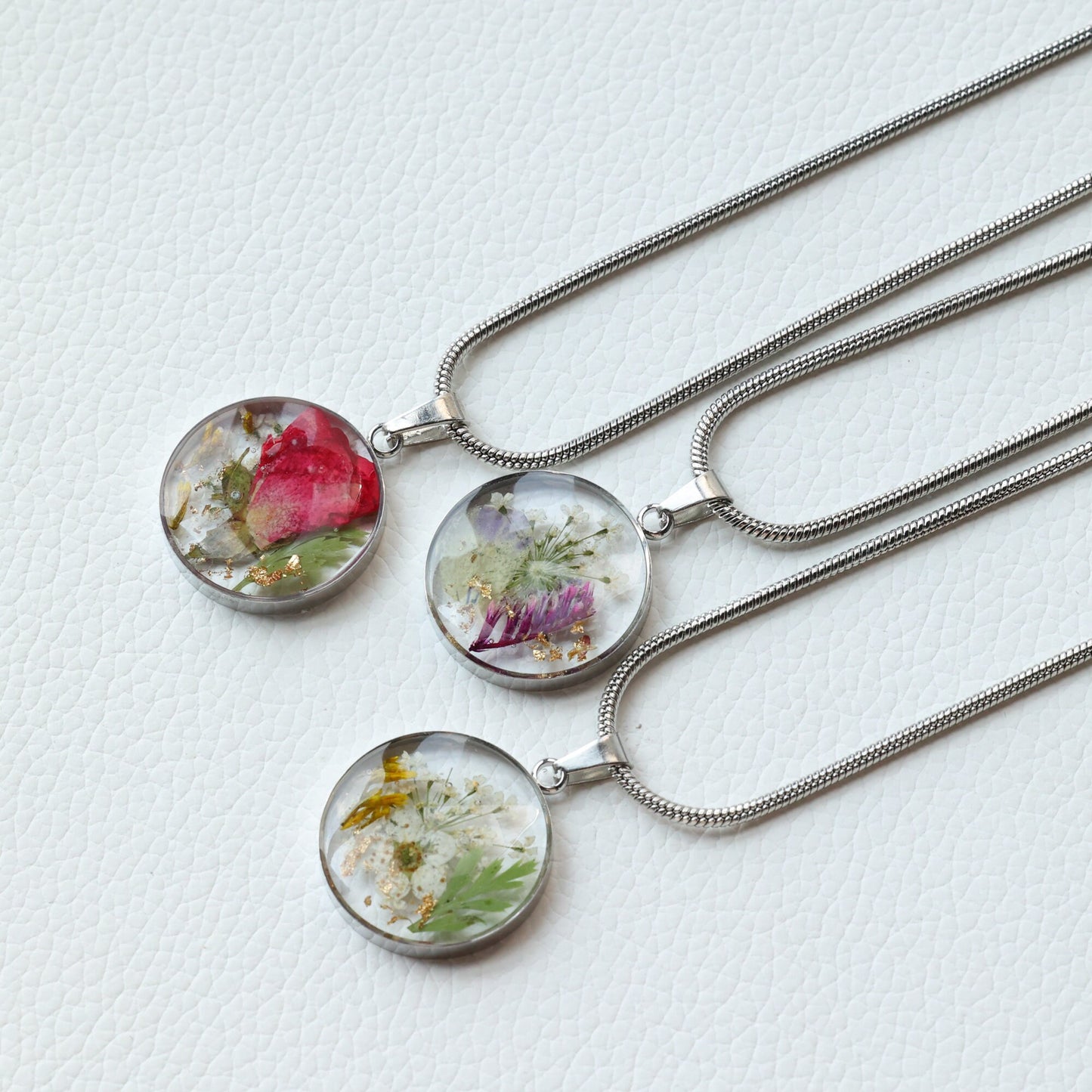 Custom Birth Month Flower Necklace