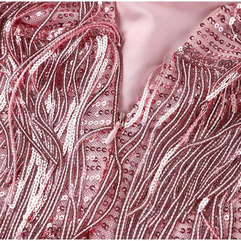 Evening Dress Women – Elegant Flowing Cocktail Dress for Special Occasions