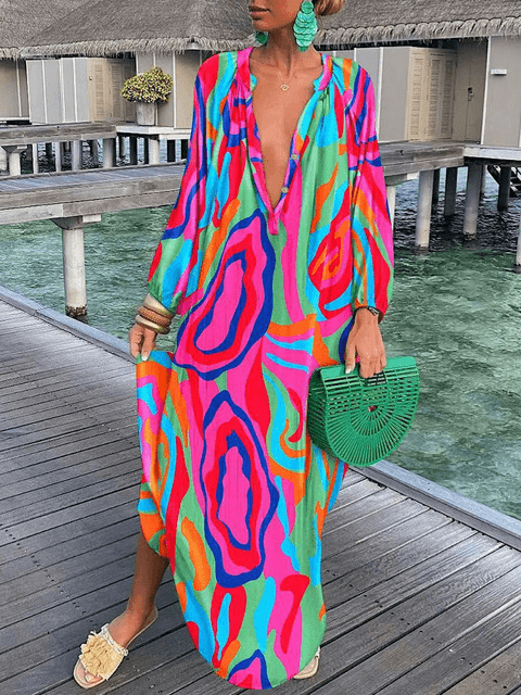 Boho Dress Women – Elegant Comfortable Maxi for All Occasions