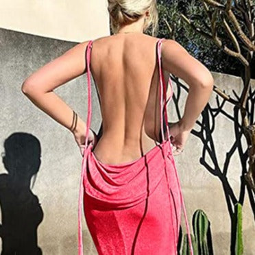Backless Maxi Dress
