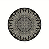 Anti-Slip Round Mandala Rug for Home Decor and Office Use, Soft Material