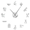 Dental Wall Clock - Large Stylish Timepiece for Home or Office Decor