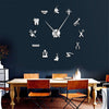 Dental Wall Clock - Large Stylish Timepiece for Home or Office Decor