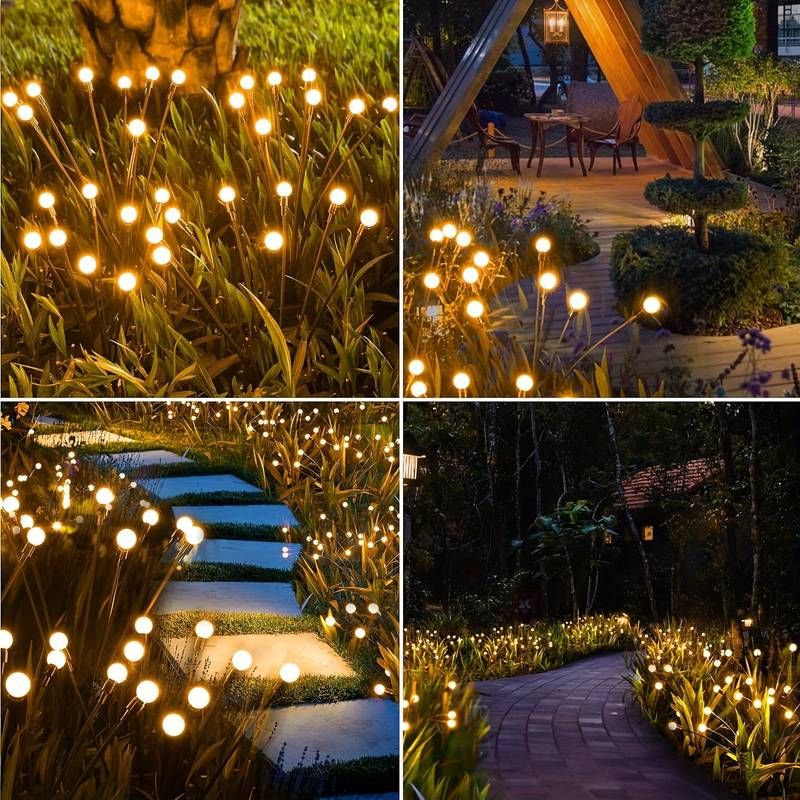 Solar Garden Lights - Battery-Efficient, Wireless Outdoor Lighting for Home