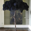 Ostrich Feather Floor Lamp - Elegant Lighting for Home and Office Decor