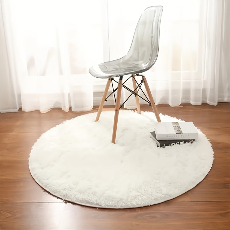 Ultra-Soft Plush Round Rug for Cozy Home Decor and Comfort