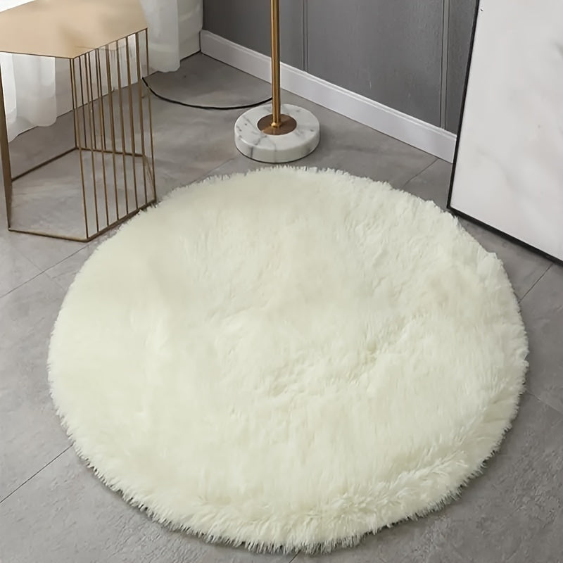 Ultra-Soft Plush Round Rug for Cozy Home Decor and Comfort