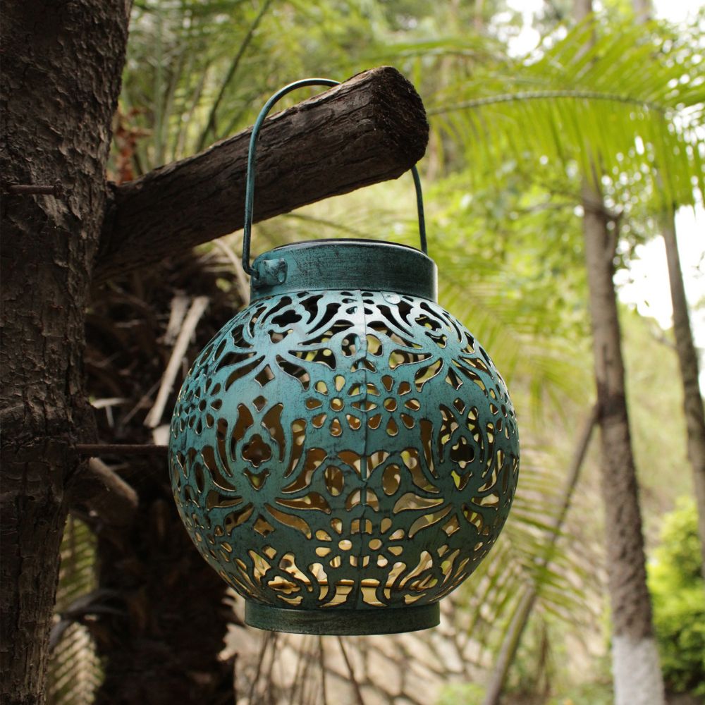 Solar-Powered Outdoor Lantern | Stylish, Eco-Friendly Garden Lighting