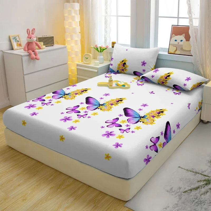 Luxury Bed Sheets with Butterfly Pattern - Soft, Stylish Bedding for Home