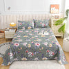 Cotton Fitted Sheet with Print Design for Cozy Home Bedding