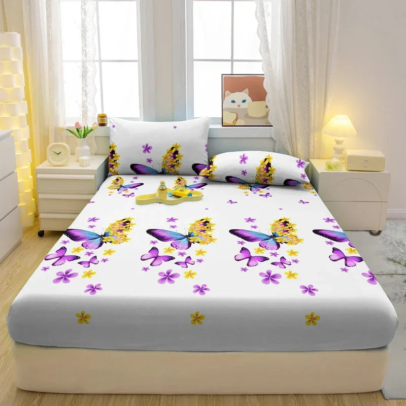 Luxury Bed Sheets with Butterfly Pattern - Soft, Stylish Bedding for Home