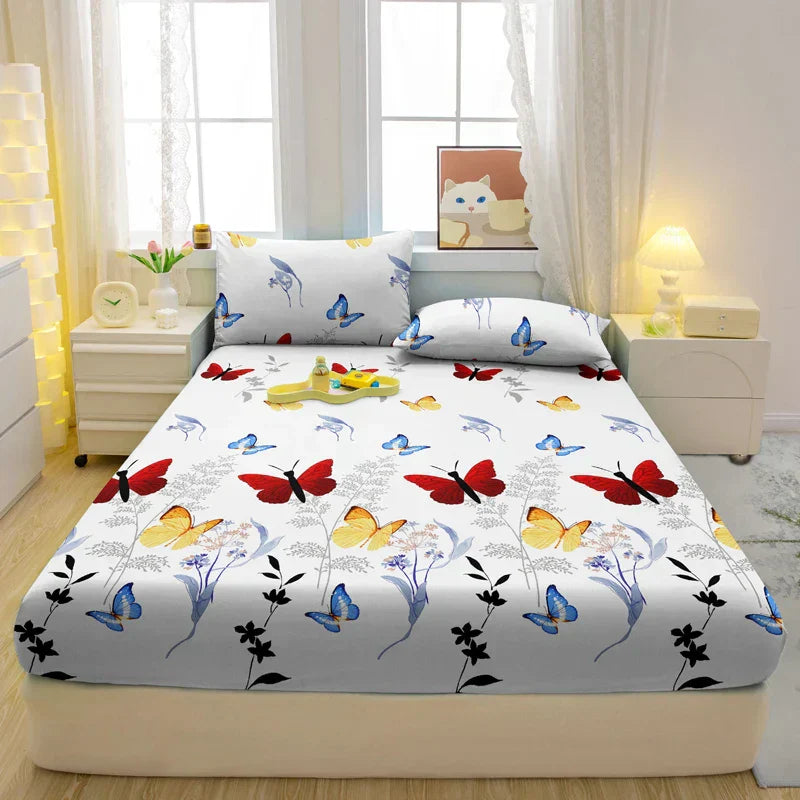 Luxury Bed Sheets with Butterfly Pattern - Soft, Stylish Bedding for Home