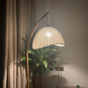 Japanese Bamboo Floor Lamp for Home and Office - Eco-Friendly Lighting