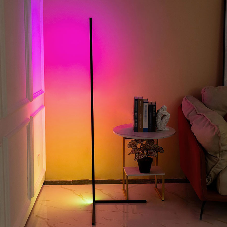 Sustainable Smart LED Floor Lamp with Voice Control for Home & Office