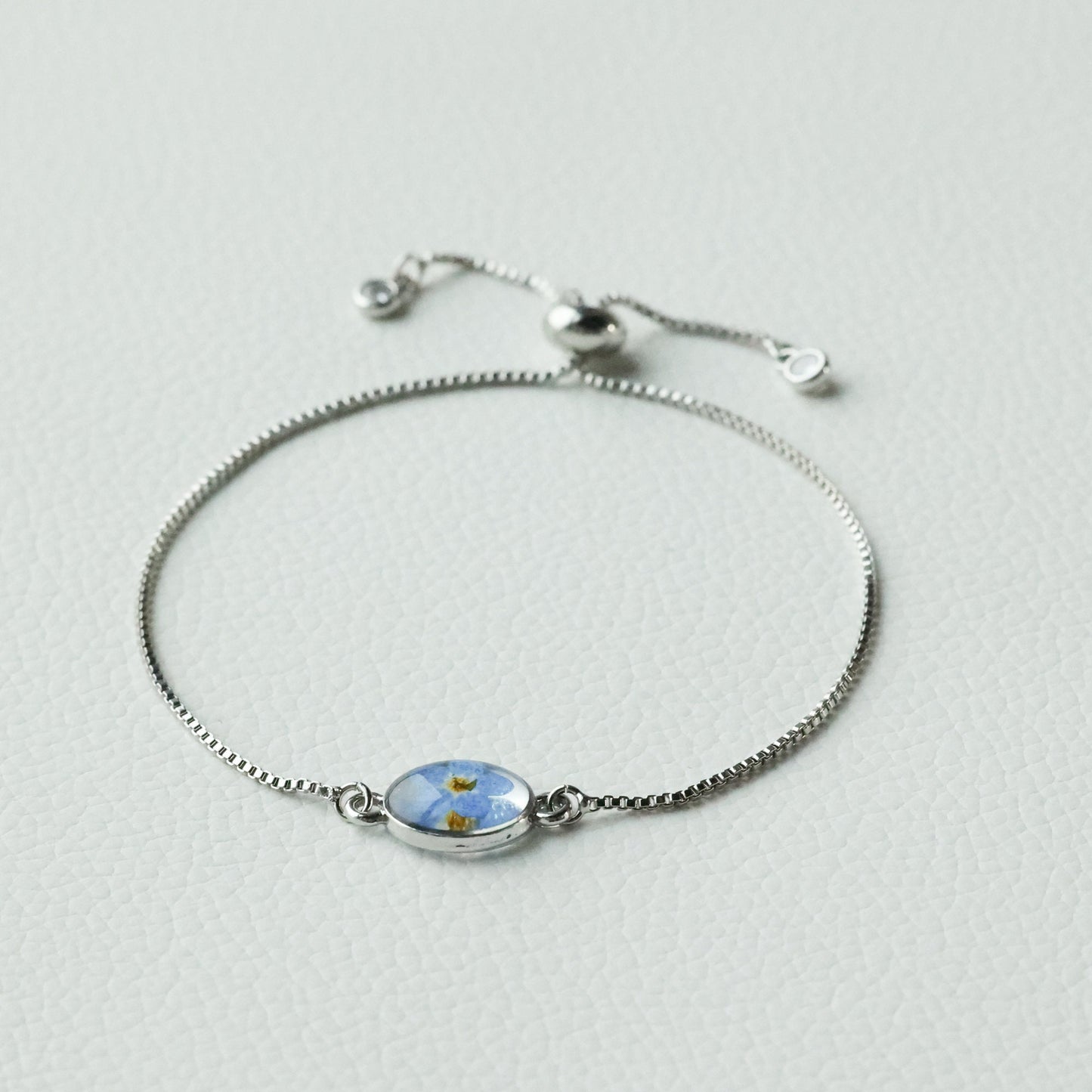 Silver Forget Me Not Bracelet for Women