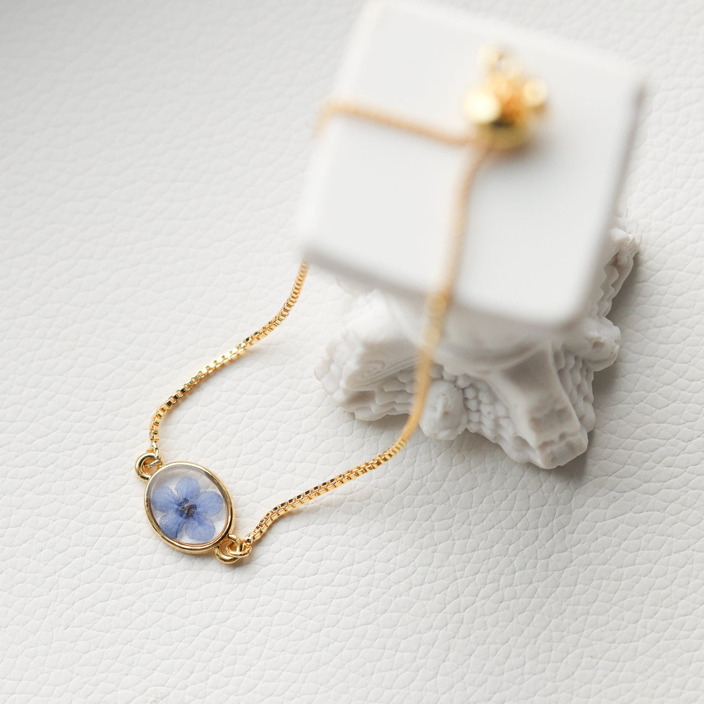 Silver Forget Me Not Bracelet for Women