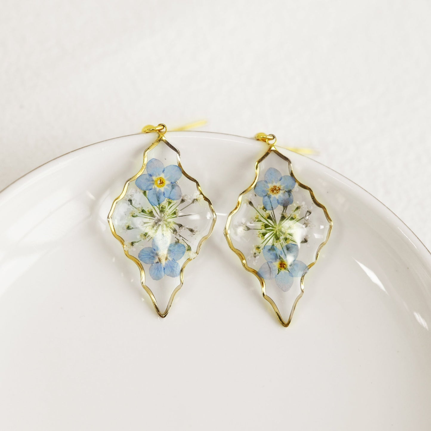 Forget Me Not Flower Earrings