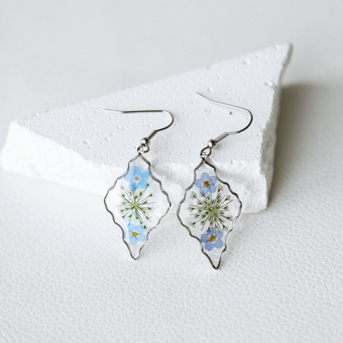 Forget Me Not Flower Earrings