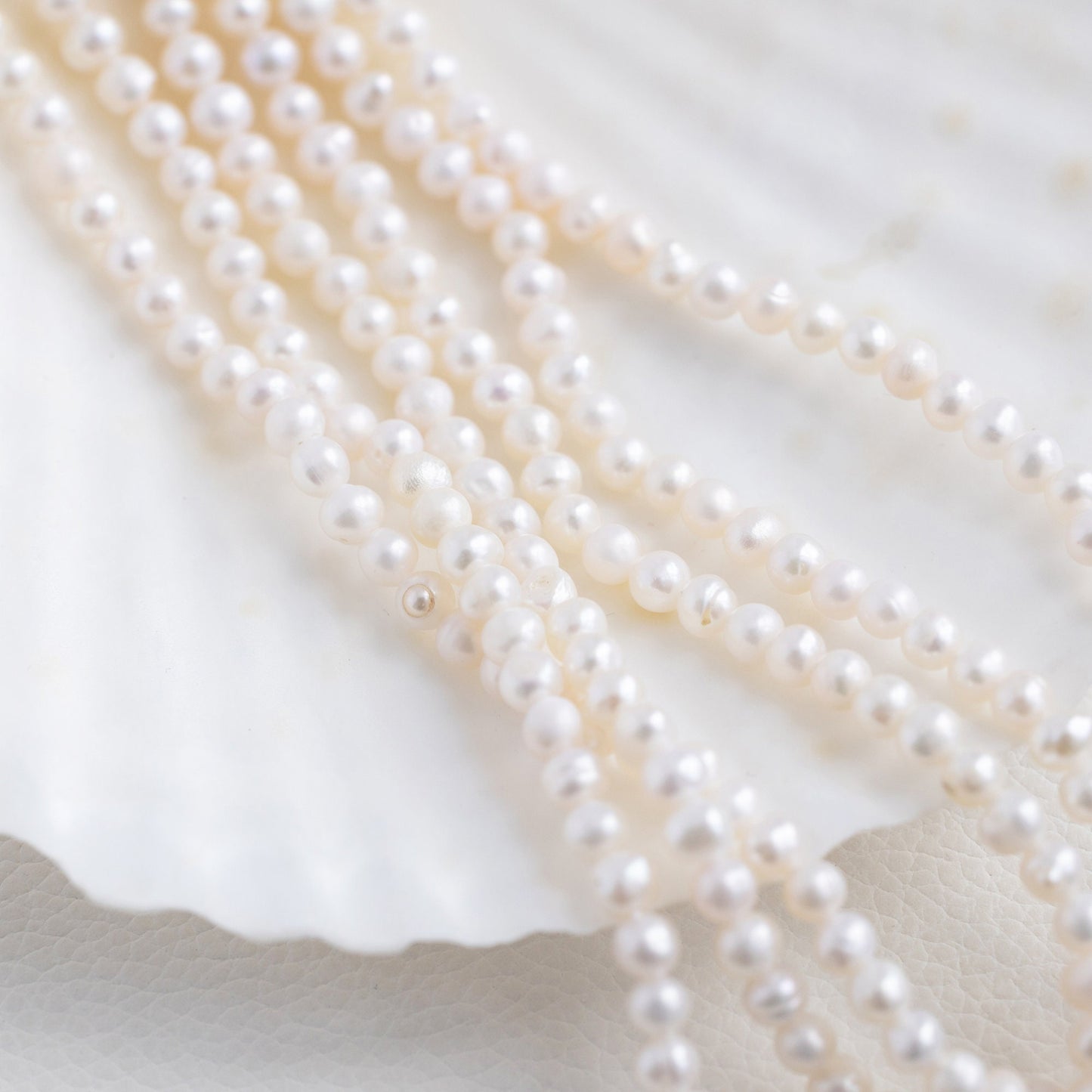 Custom Birthstone Pearl Necklace for Women